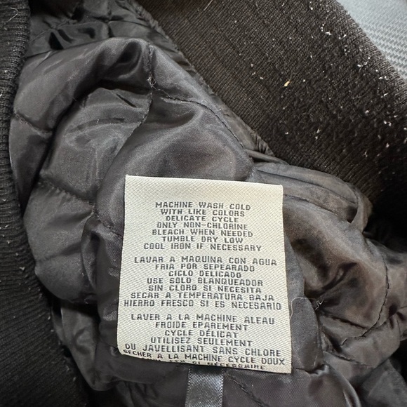 Levi Strauss & CO Women's Satin Bomber with Pullover Hood Black - L - Picture 5 of 10